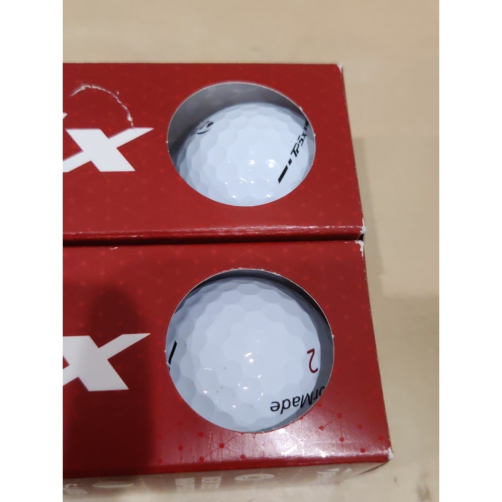 BRAND NEW 2022 Taylor Made TP5X golf balls White (2 Sleeves) 6 Balls - Picture 2 of 3